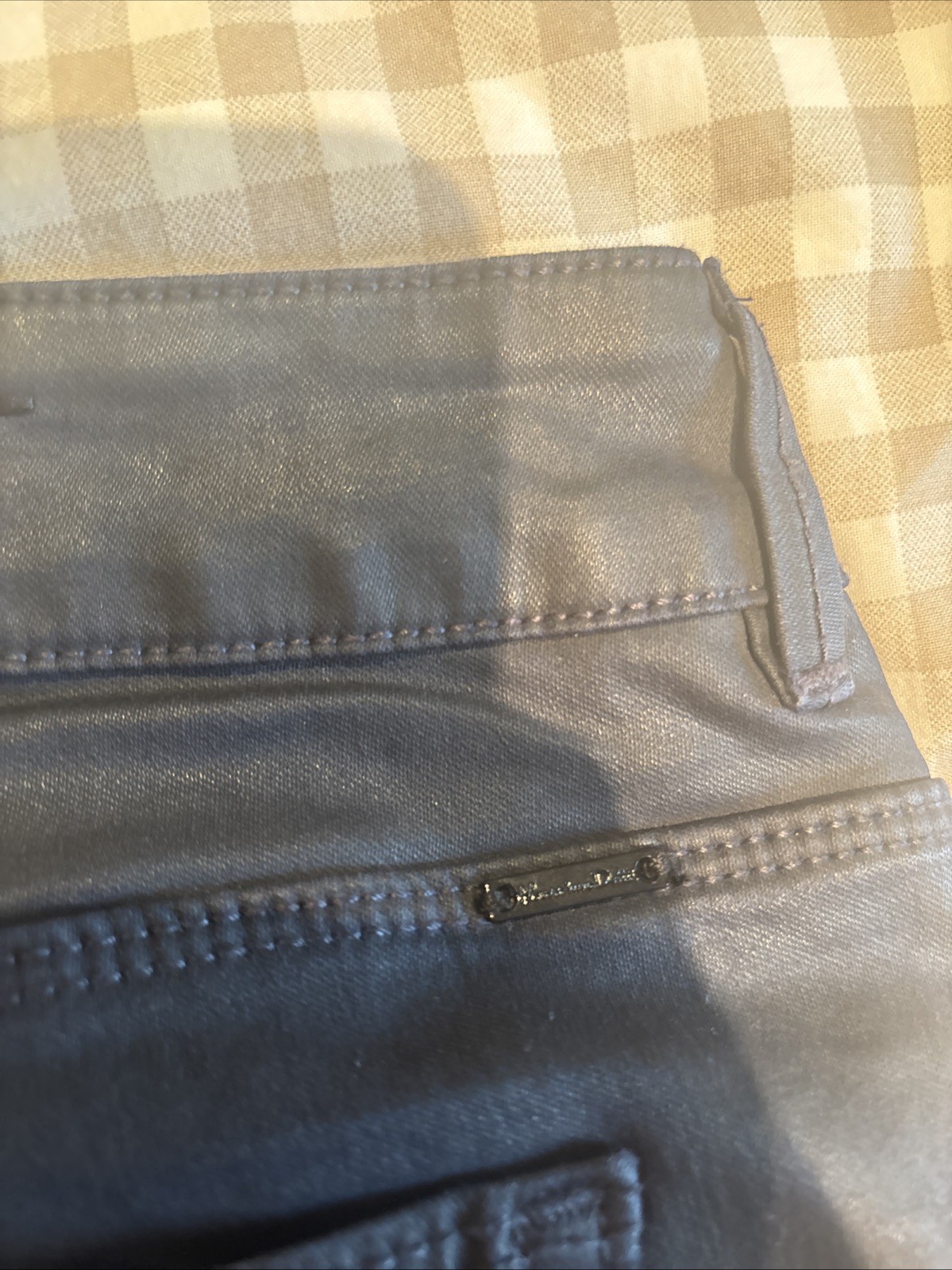 Massimo Dutti Leather Jeans. Size EU38 image 5