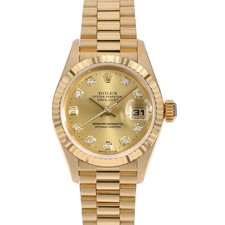 ROLEX Datejust 79178G Champagne K Number second hand Women