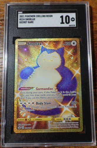Snorlax graded SGC 10 for sale on eBay