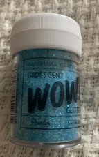 WOW Extra Fine Glitter Iridescent Blue 1 oz