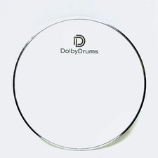 Dolby 14 4-Ply MESH Low Volume Bass Kick Drumhead White Heavy Duty
