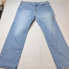 Levis 501 Original Fit Jeans Straight Leg Button Fly 100 Cotton Blue Black