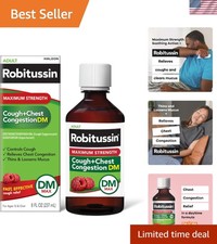 Maximum Strength Cough Chest Congestion DM - Soothing Raspberry Relief 8 fl oz