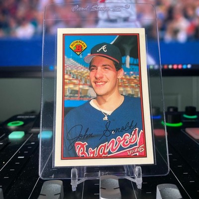 (1) John Smoltz 1989 Bowman Tiffany #266 RC - (2) John Smoltz 1989 Bowman RC lot
