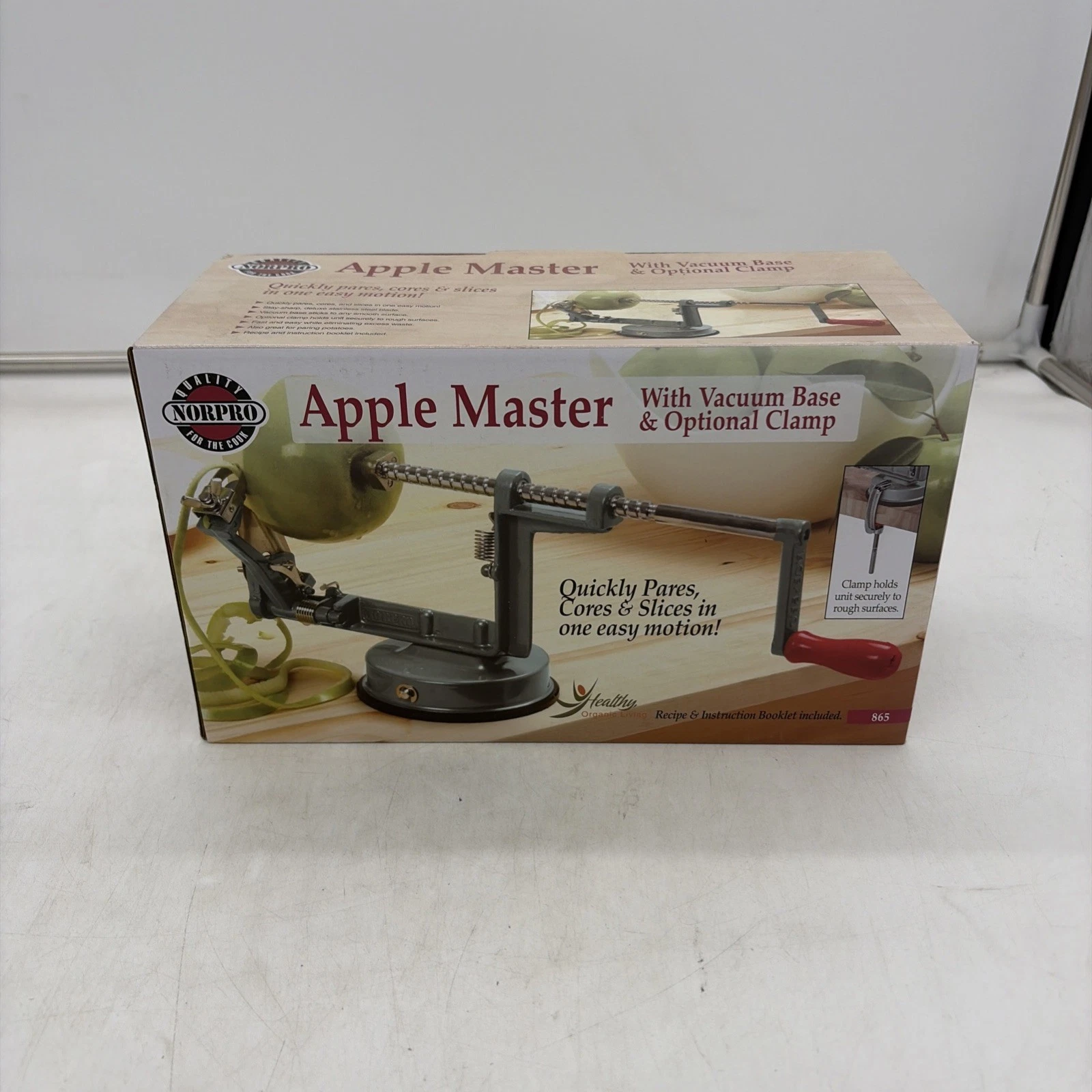 Clamp-On Apple Peeler with Suction Base - Norpro Brand - Pares Cores & Slices
Opens in a new window 