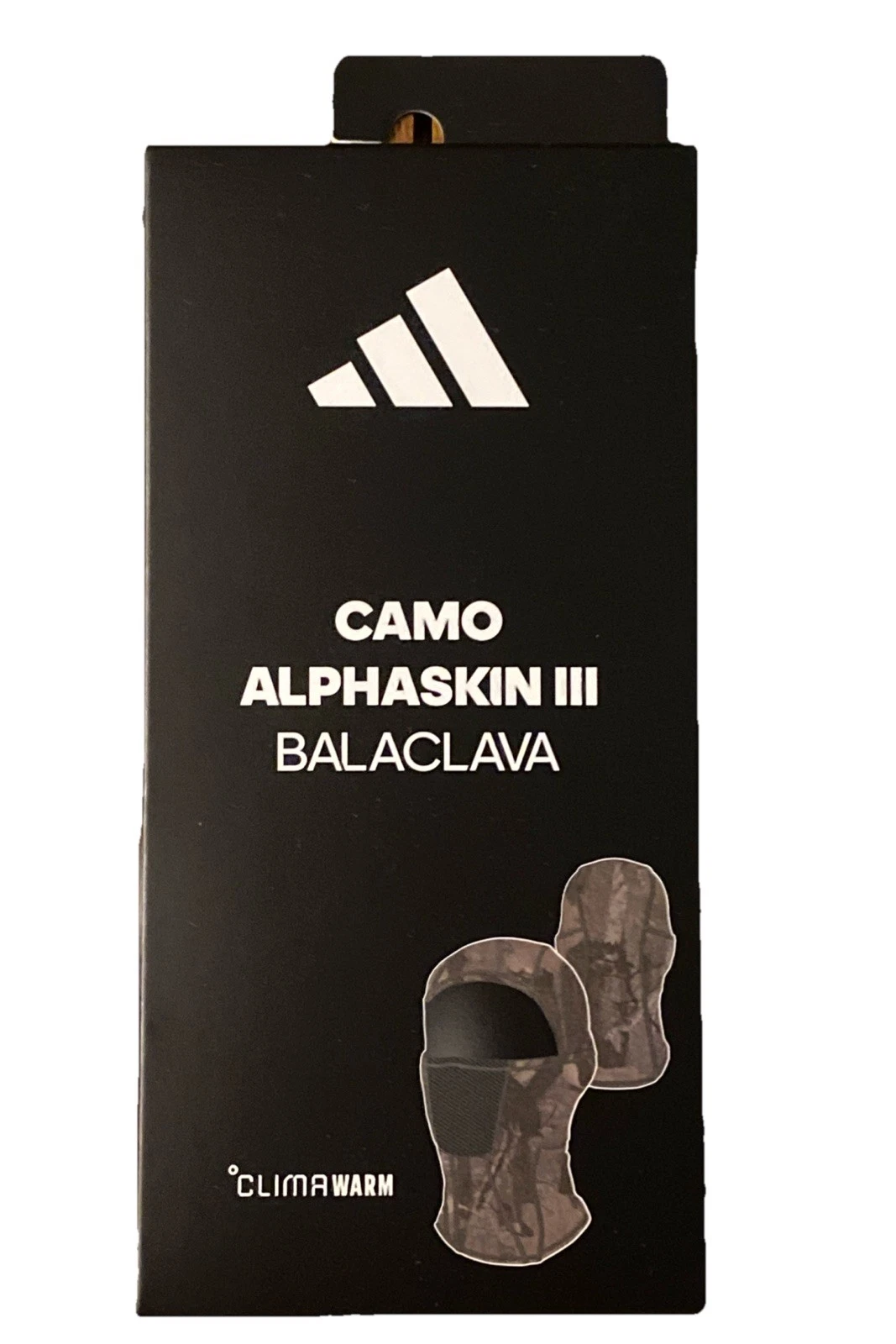 Adidas Alphaskin III Balaclava Camo Hood Reflective Ski Mask