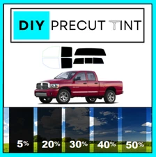 DIY Precut Window Tint Kit Fits 2002-2008 Dodge Ram (3rd gen) REAR Windows