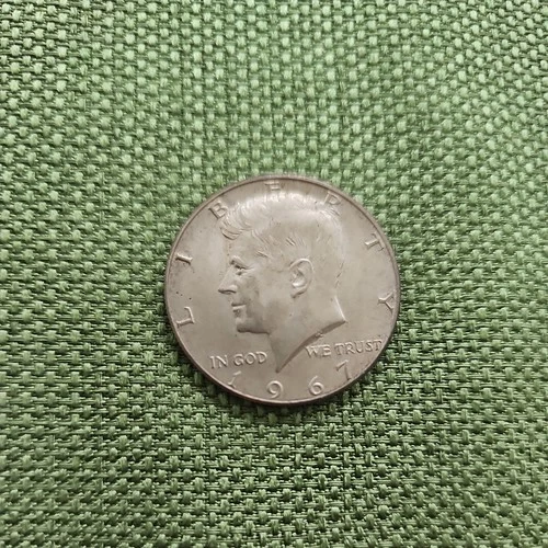 New Listing1967 Kennedy Half Dollar  40% Silver Coin