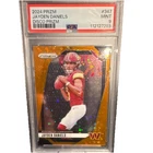 Panini 2024 Prizm Rookie Jayden Daniels Disco Prizm #347 PSA 9 Commanders
