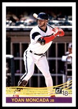 Yoan Moncada 2018 Donruss  Chicago White Sox MLB READ FREE SHIPPING AutographDen