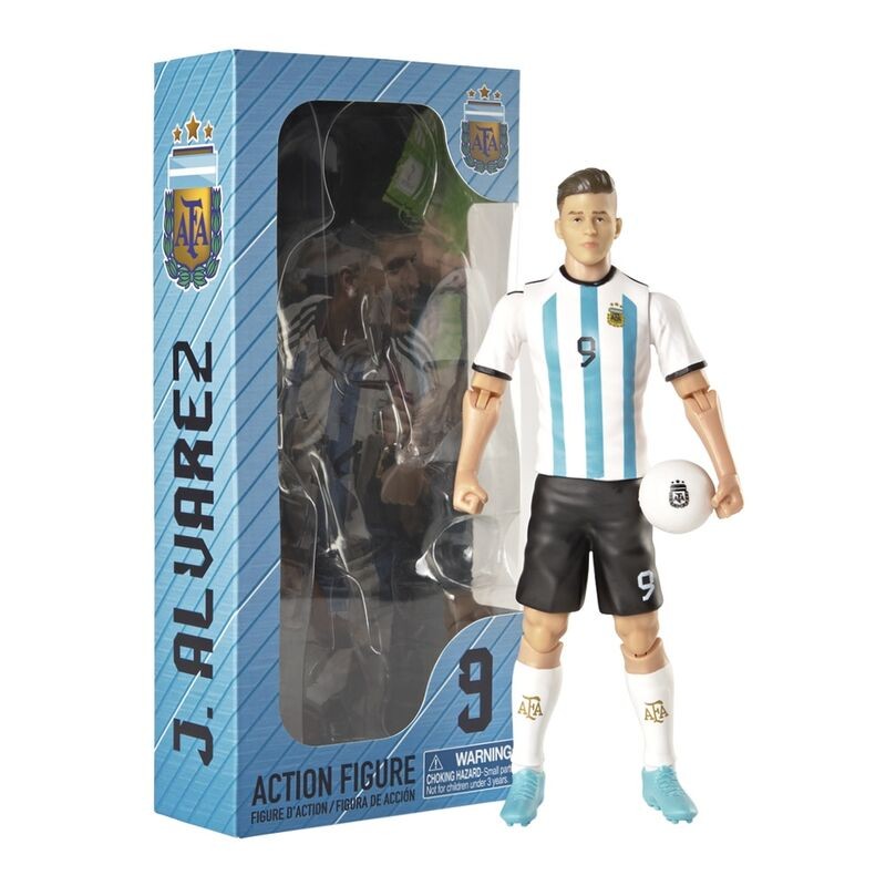 Football Argentina #9 Julian Alvarez Action Figure 8"" - Fan Collectible