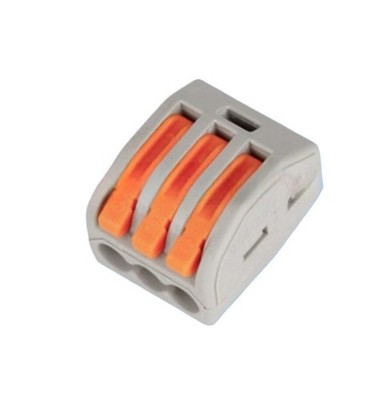 100pcs PCT-213 Quick Connection Terminal Junction Box Wire Connection Plug #jd