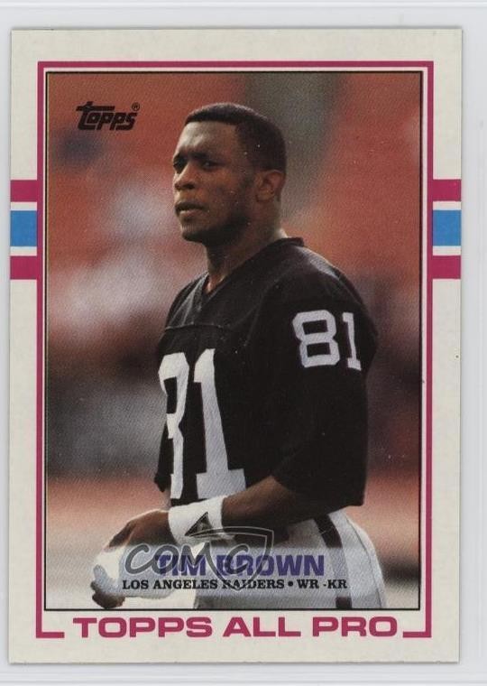1989 Topps Tim Brown #265 HOF 1s9v
