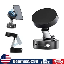 360 Vacuum Strong Magnetic Phone Holder Foldable Car Mount Suction Cup Car Stand