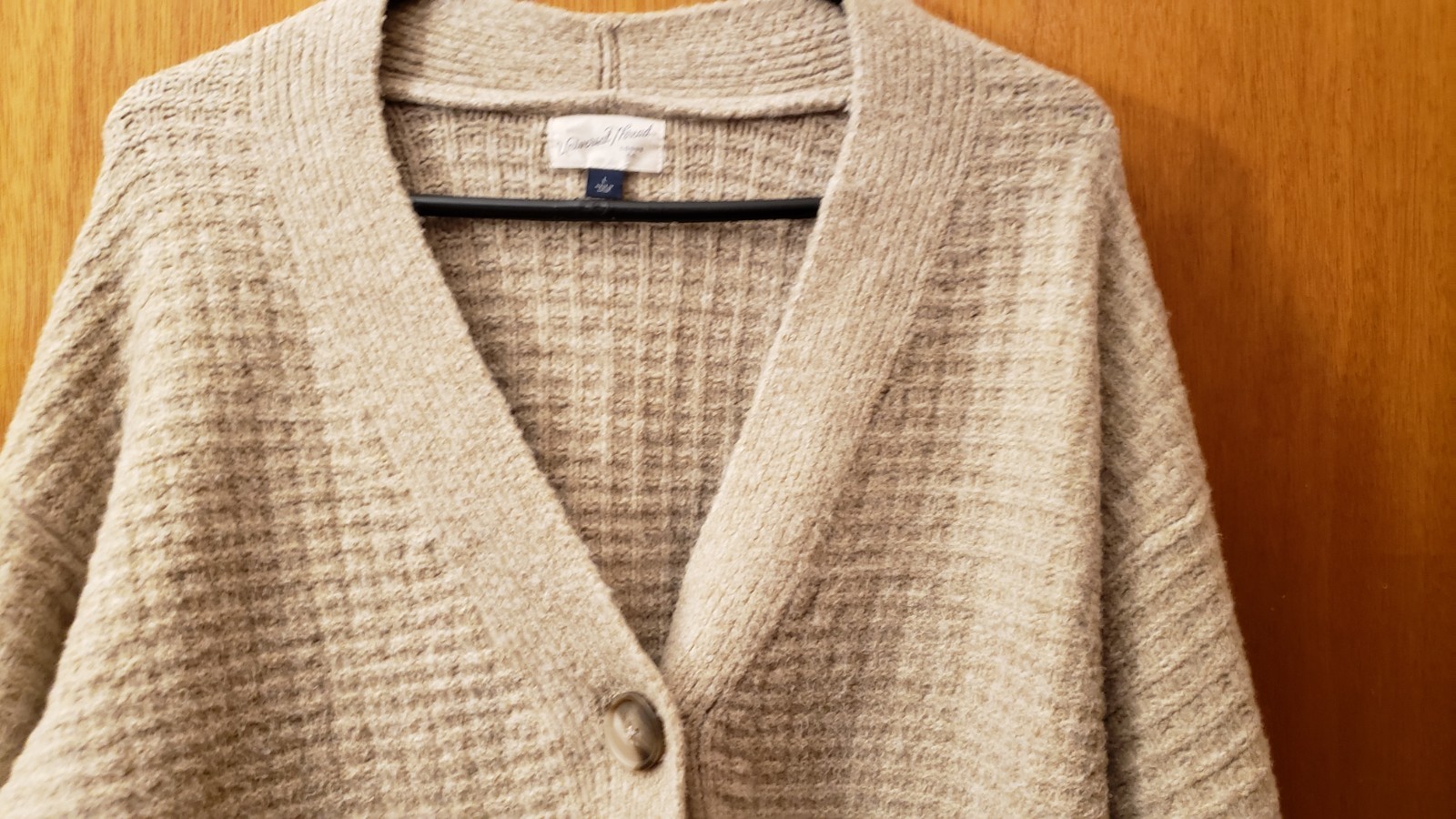 UNIVERSAL THREAD 3 Button SWEATER  Grayish Beige … - image 15
