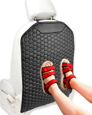 Kick Mat Back Seat Protector - Car Back Seat Cover for Kids Feet - Waterproof 