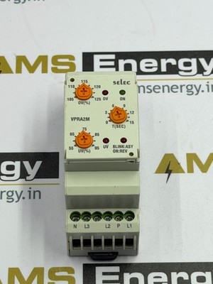 SELEC VPRA2M-CE Überspannungsschutzrelais 1-Ph/3-Ph 127-288V AC 5A