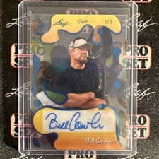 2025 Leaf Eclectic Signature Series Pure Bill Cowher 1/1 Auto Pittsburgh