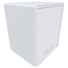 ULP16179 Ultra Pro Deck Box: Alcove Flip: Vivid: White