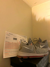 Nike Zoom KD 9 LMTD Basketball Low Top Mesh Sneakers Gray/Pink US 10