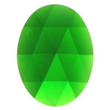 Stained Glass Supplies - Jewels -JEWEL-40x30mm-GREEN 3313