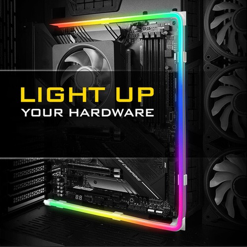 5V 3 PIN Light Strip AURA Sync ARGB Lamp Tape for PC Case Chassis (CMBO 2x40cm) - Bild 8 von 10