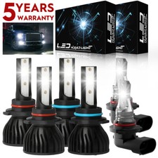 For 2003 2004 2005 Toyota 4Runner - 6X LED Headlight Hi-Lo  Fog Light Bulbs P4C
