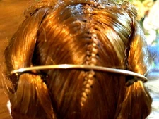 MADAME ALEXANDER REPLACEMENT HAIR  BAR FOR CISSY OR ELISE-2 1/2 INCHES