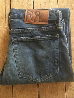RRL Slim Narrow Double RL Jeans American woven selvedge DENIM
