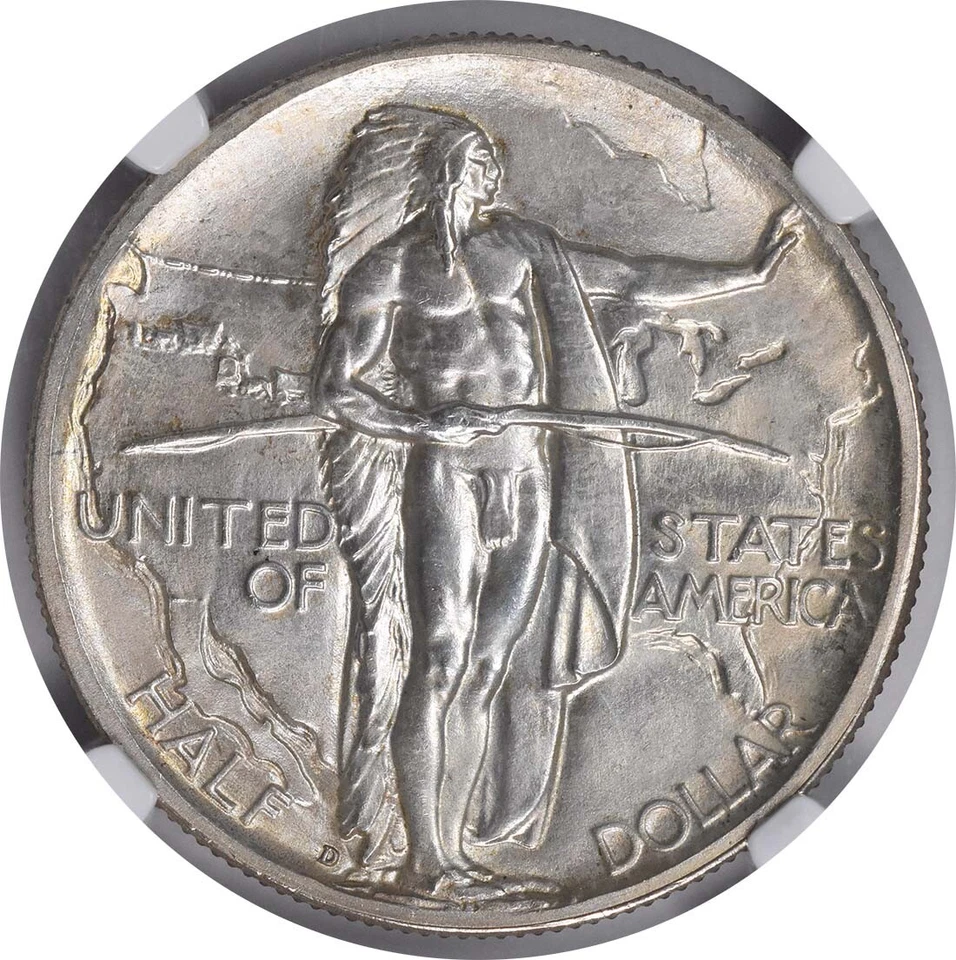 Oregon Commemorative Silver Half Dollar 1939-D MS67 NGC - Image 3 of 4