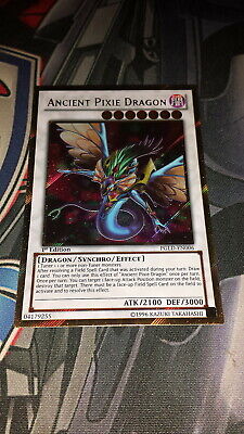 Yugioh Ancient Pixie Dragon PGLD-EN006 Gold Secret Rare 1st Edition