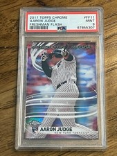 2017 Topps Chrome AARON JUDGE FF11 Rookie Card Freshman Flash - PSA 9 MINT