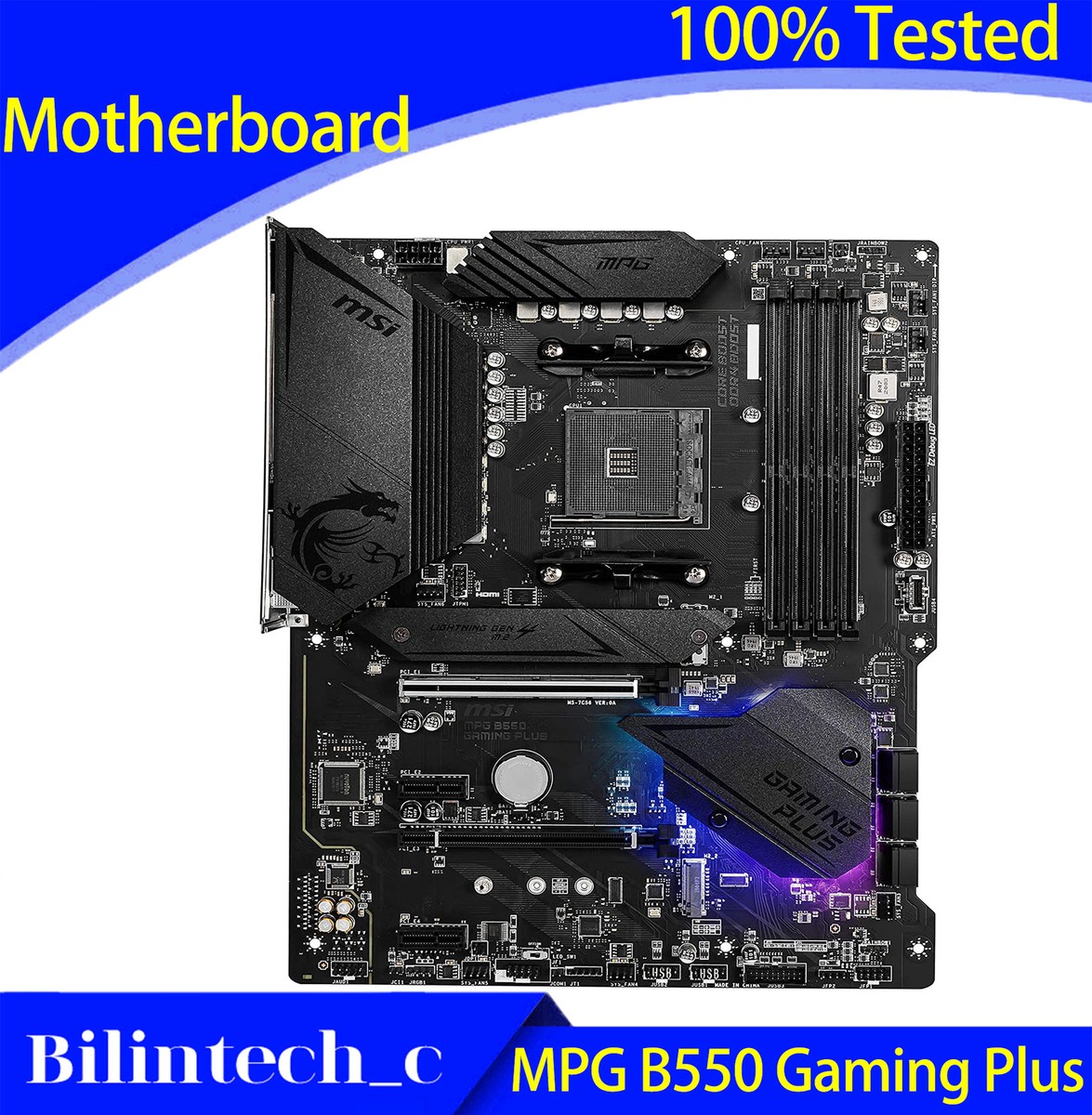 FOR MSI MPG B550 GAMING PLUS Gaming Motherboard DDR4 128GB AMD AM4