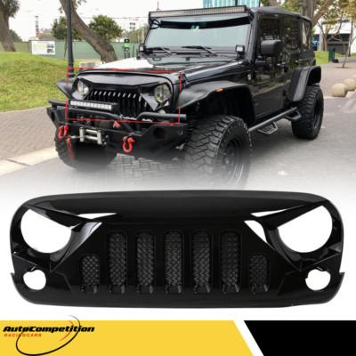 アクセサリー wrangler jk head rest Amazon.com: Front Grille Mesh Inserts & Headlight Cover for