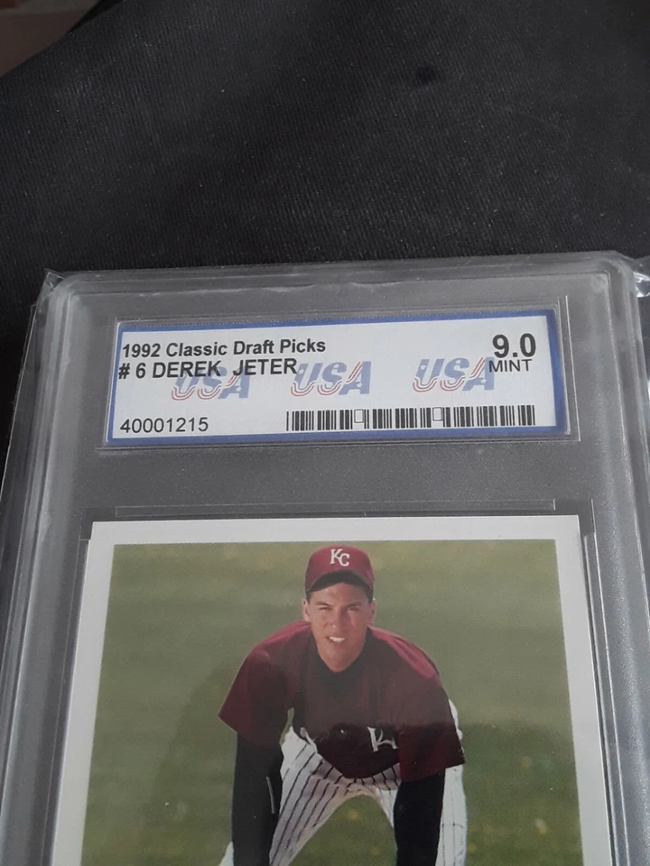 Derek Jeter SP NY Yankees Graded 9.0 1992 Classic Draft Picks Rookie - Image 3 of 3