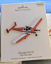 New Hallmark Keepsake Ornament 2008 Ercoupe 415-D  #12 in Series New in Box