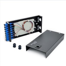 8 Ports Optical Fiber Terminal Box, Wall Mount, SC/UPC SMF simplex, LGX panel-98