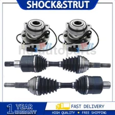 CV Axle Shaft + Wheel Hub Bearing For Oldsmobile Bravada 4.3L 1997