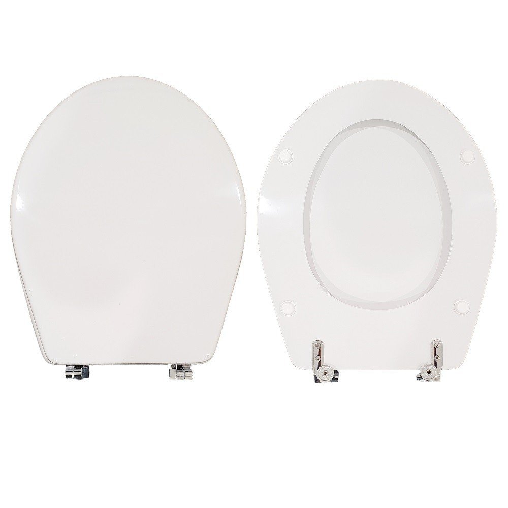 Copriwater Quarzo Dolomite legno rivestito in resina poliestere bianco