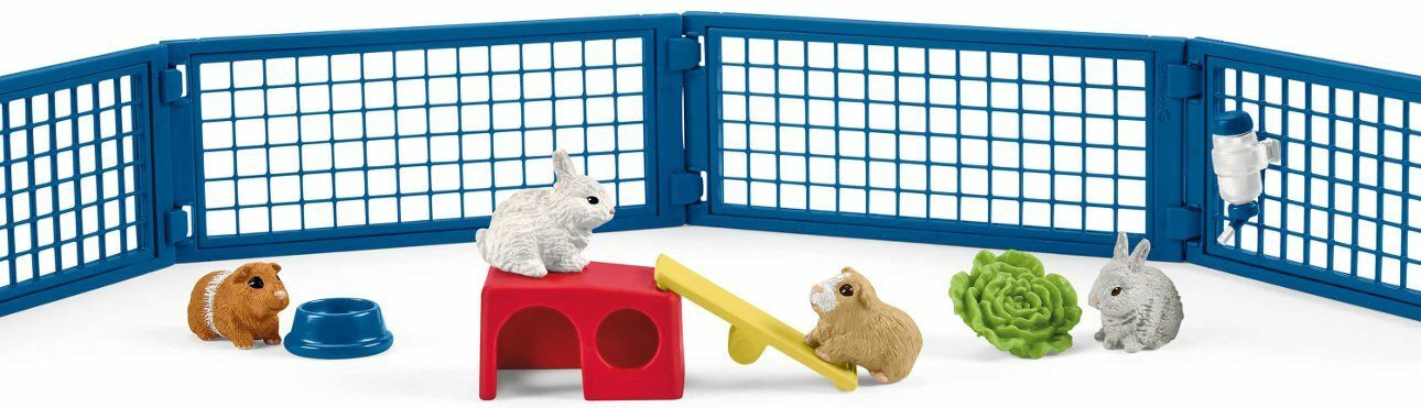 Z   42500 Rabbit and Guinea pig hut set  Schleich accessorie
