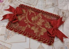 Vsssoio piccolo in vetro e seta di San Leucio