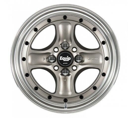WORK EQUIP 40 Wheels SILVER 15x8.0J +7 4Hx114.3 set of 4 from JAPAN