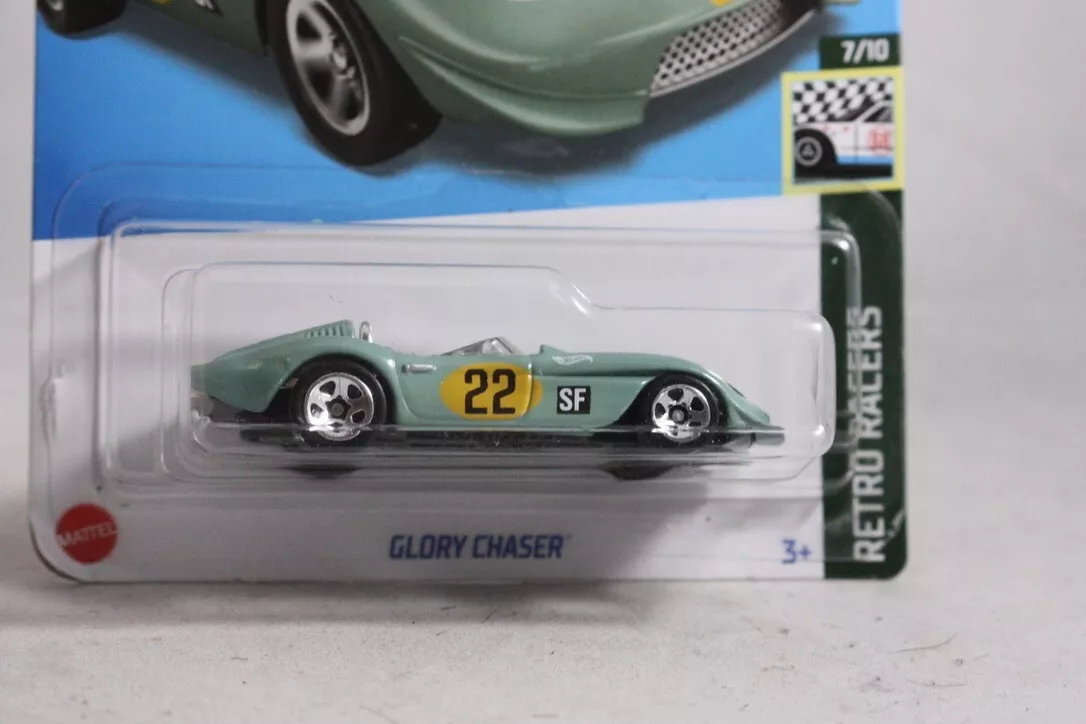 Carrinho Hot Wheels Glory Chaser Retro Racers 2022 HCT28 - M7C5 - A Pronta  Entrega!