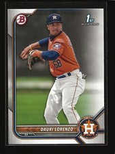 DAURI LORENZO 2022 Bowman 1st Prospects Base Card Houston Astros (#BP-11)