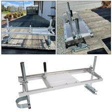 Aluminum Steel Lumber Chainsaw Mill 14"-36" Portable Chain Saw Rail Mill Guide