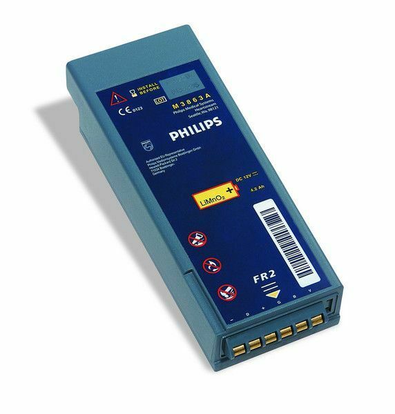Philips M3863A Lithium Battery for Heartstart FR2 Defibrillator for