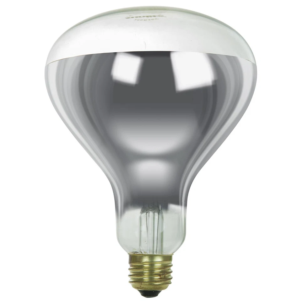 Sunlite 250W R40 Heat Lamp Bulb, Medium Base, Clear - Image 4 of 4