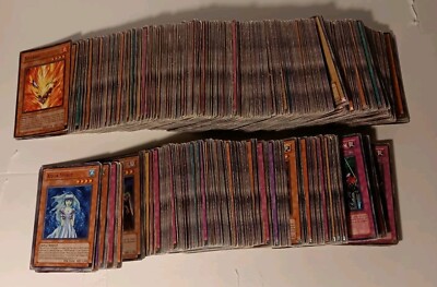 Lot Of Yugioh 500+ Cards Bulk Lot  Mixed Sets Heavily Played