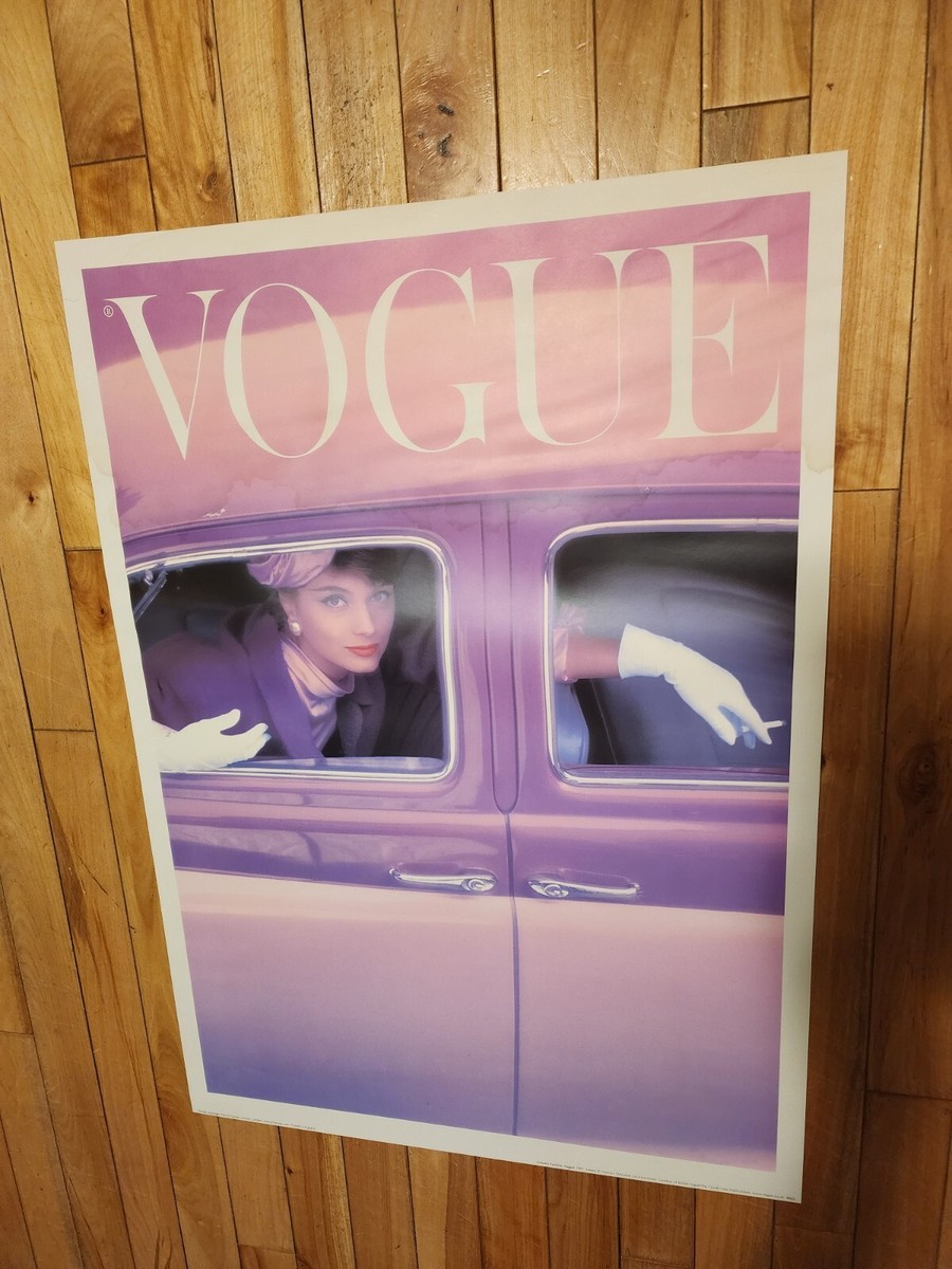 Vogue Rose Red August 1956/ヴォーグ/ポスター Vogue Rose Red August 1956/ヴォーグ/ポスター Pair of Vintage