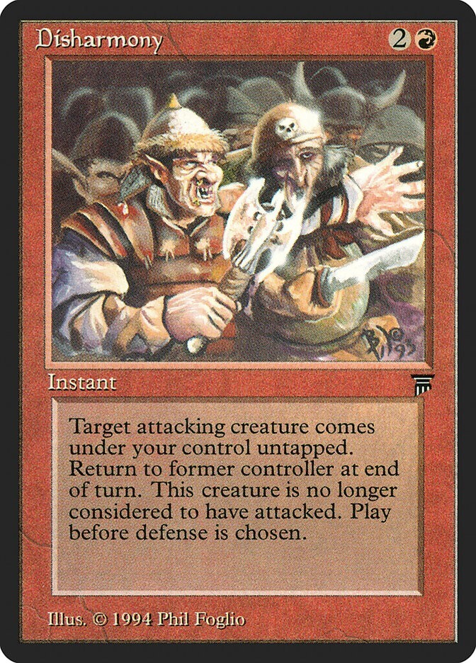 TOP & CULT Disharmony - LEGENDS - English (Near-Mint -) 1994 **Rare**